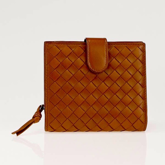 Bottega Veneta Handbags - Bottega Veneta Noce Woven Wallet
